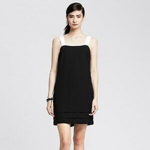 NWT Black Banana Republic Grosgrain Strap Dress